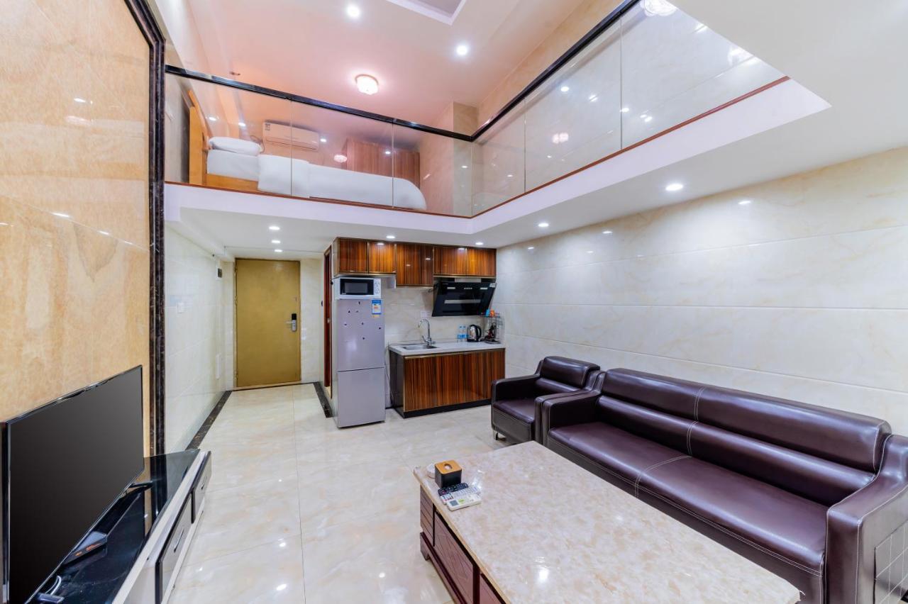 April Fair Duplex Apartment Guangzhou South Railway Station Ao Yuan Yue Shi Dai Branch Экстерьер фото