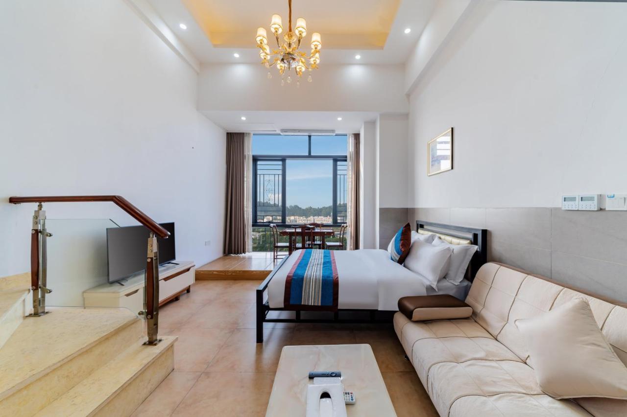 April Fair Duplex Apartment Guangzhou South Railway Station Ao Yuan Yue Shi Dai Branch Экстерьер фото