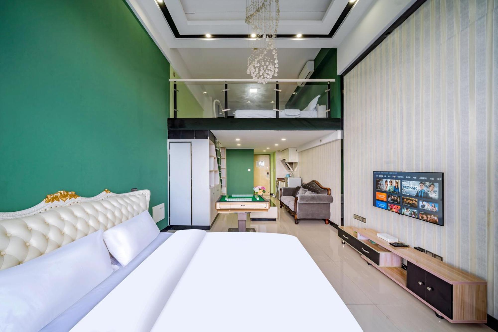 April Fair Duplex Apartment Guangzhou South Railway Station Ao Yuan Yue Shi Dai Branch Экстерьер фото