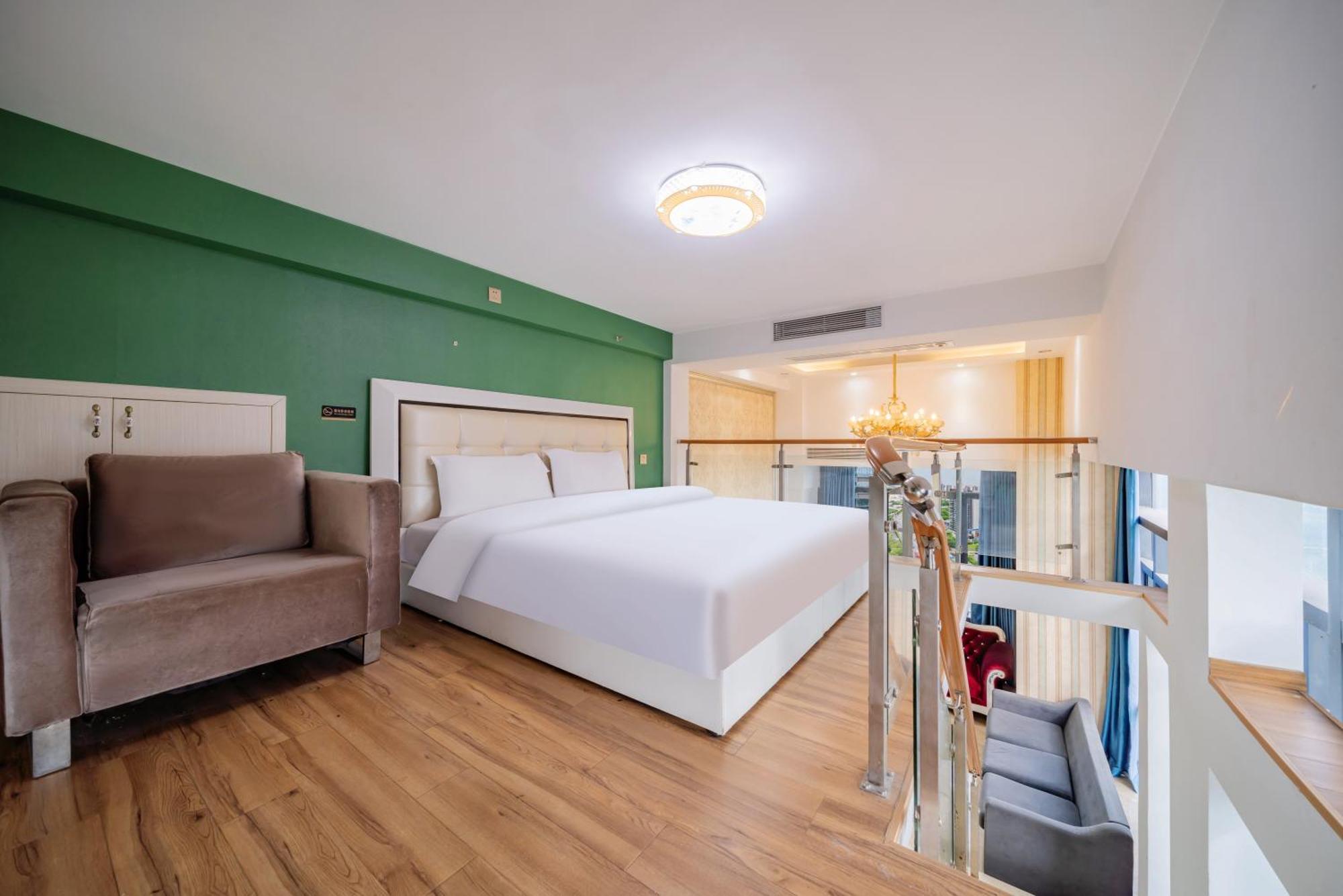 April Fair Duplex Apartment Guangzhou South Railway Station Ao Yuan Yue Shi Dai Branch Экстерьер фото
