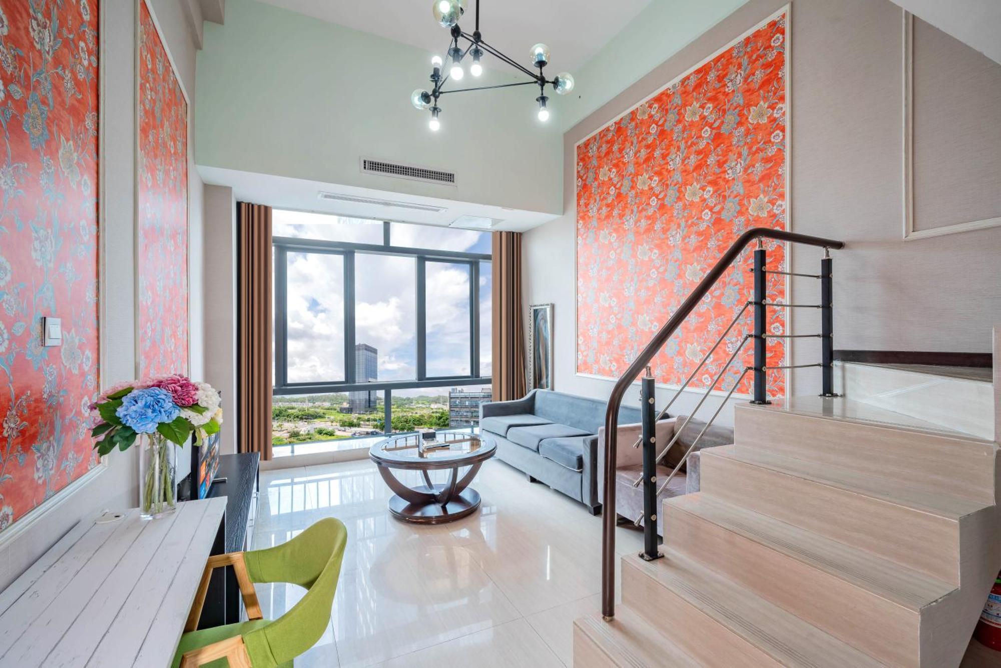 April Fair Duplex Apartment Guangzhou South Railway Station Ao Yuan Yue Shi Dai Branch Экстерьер фото