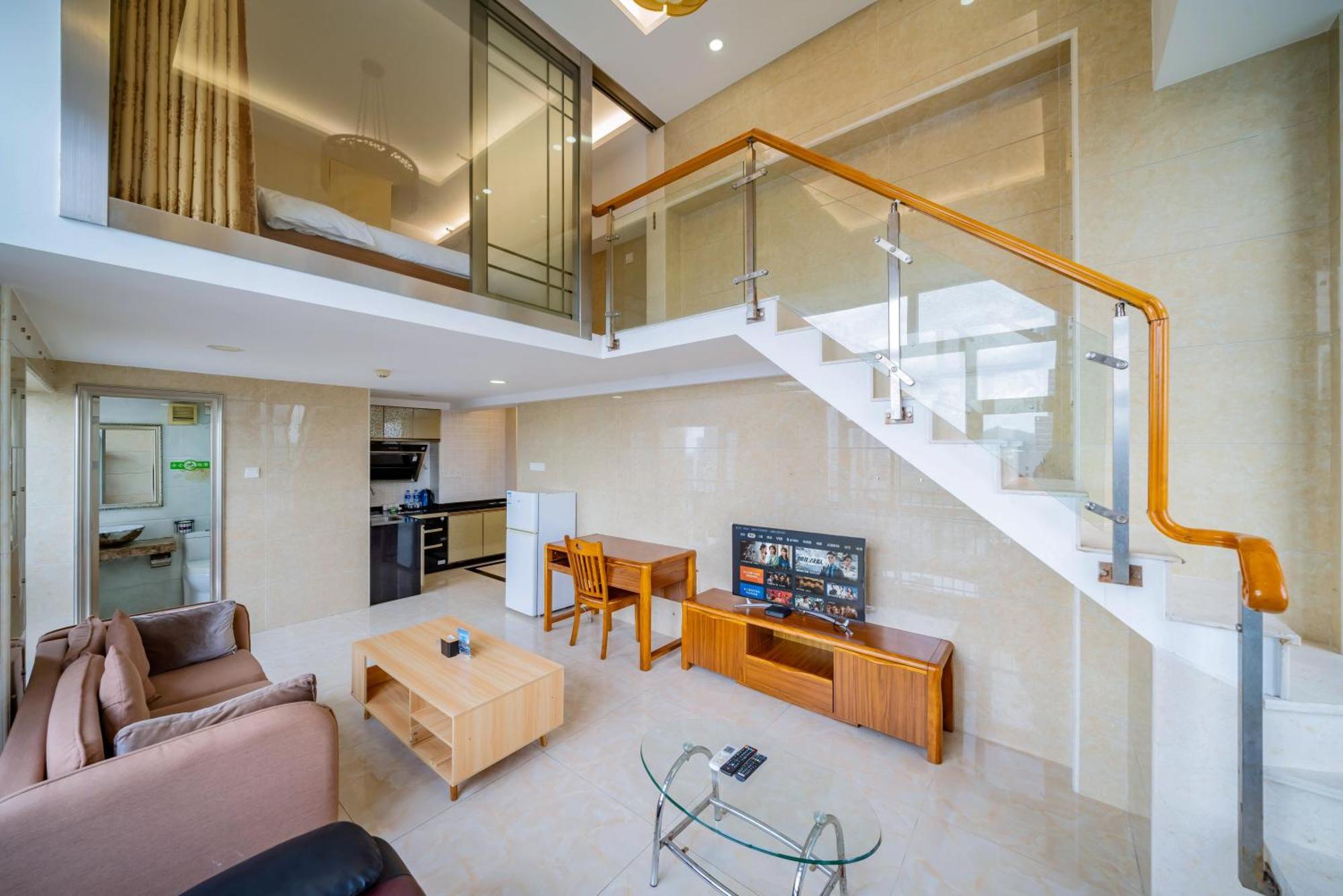 April Fair Duplex Apartment Guangzhou South Railway Station Ao Yuan Yue Shi Dai Branch Экстерьер фото