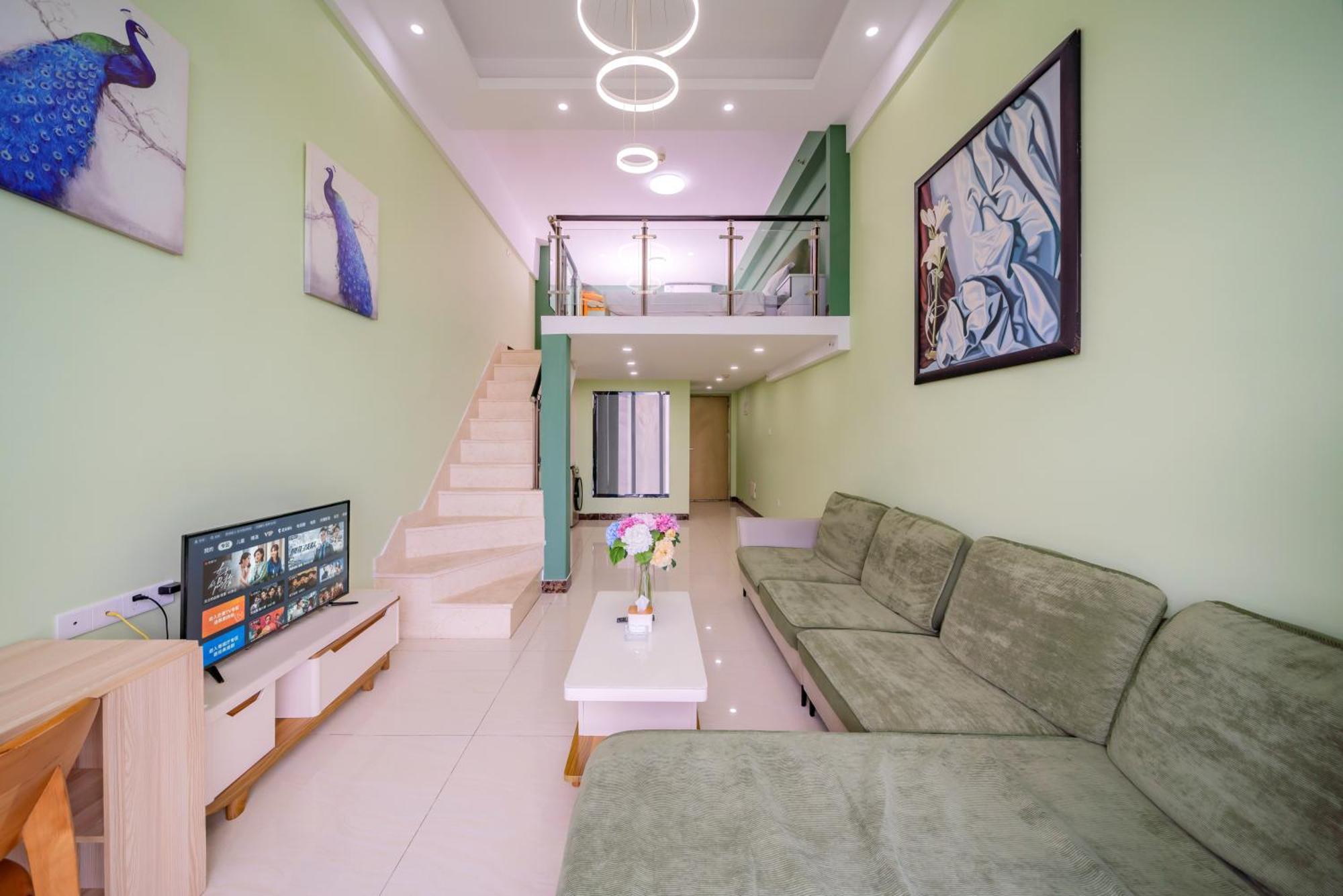 April Fair Duplex Apartment Guangzhou South Railway Station Ao Yuan Yue Shi Dai Branch Экстерьер фото