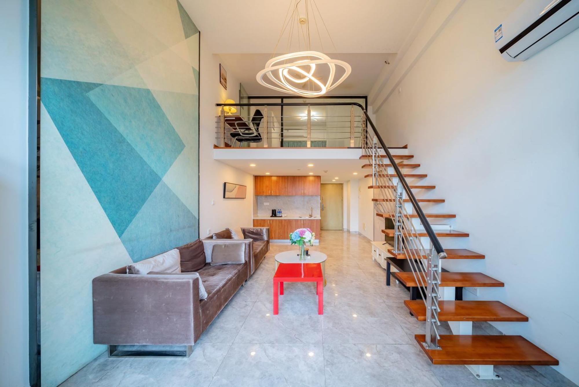 April Fair Duplex Apartment Guangzhou South Railway Station Ao Yuan Yue Shi Dai Branch Экстерьер фото
