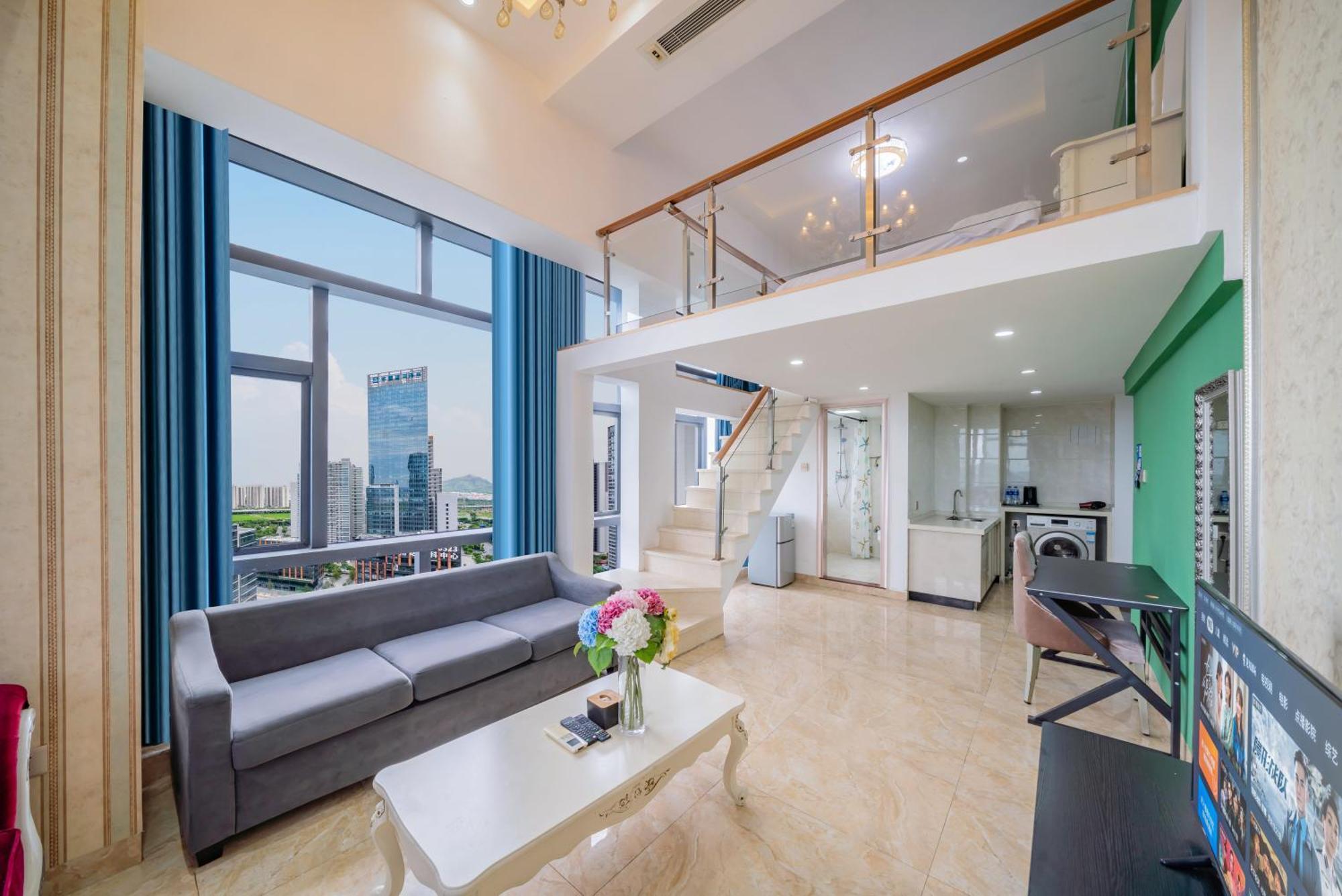 April Fair Duplex Apartment Guangzhou South Railway Station Ao Yuan Yue Shi Dai Branch Экстерьер фото