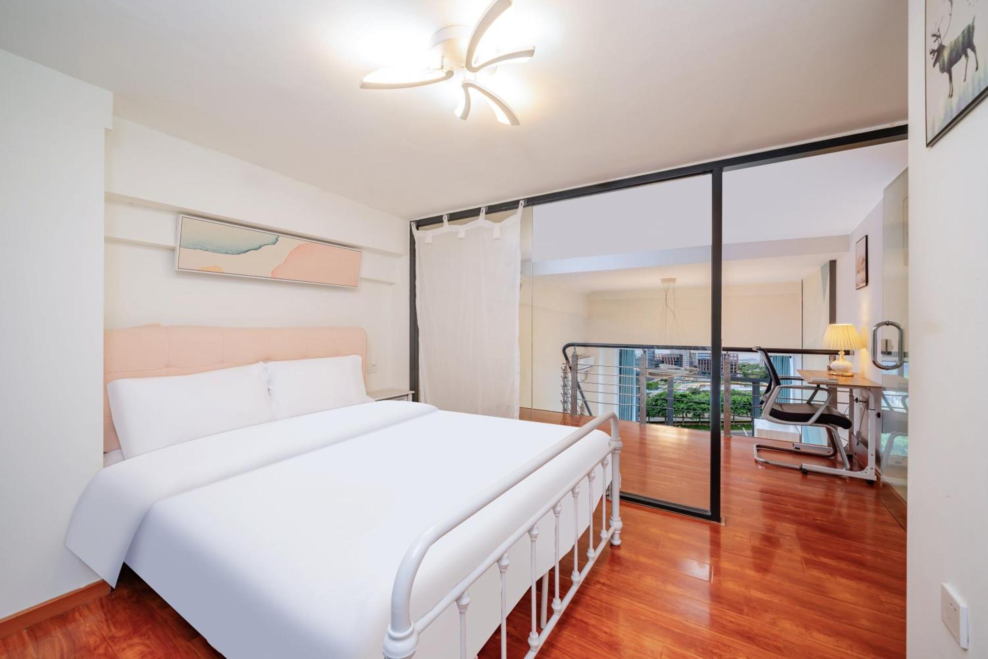 April Fair Duplex Apartment Guangzhou South Railway Station Ao Yuan Yue Shi Dai Branch Экстерьер фото