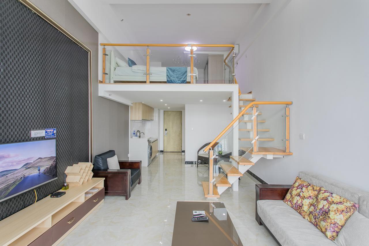 April Fair Duplex Apartment Guangzhou South Railway Station Ao Yuan Yue Shi Dai Branch Экстерьер фото