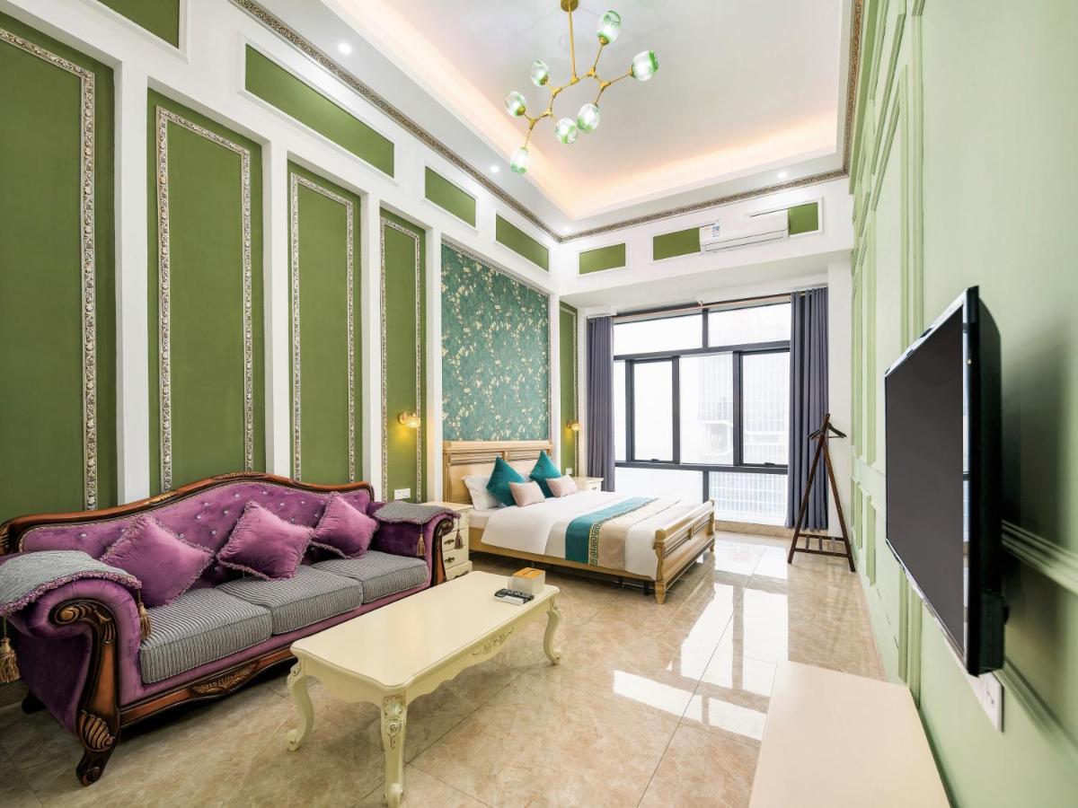 April Fair Duplex Apartment Guangzhou South Railway Station Ao Yuan Yue Shi Dai Branch Экстерьер фото