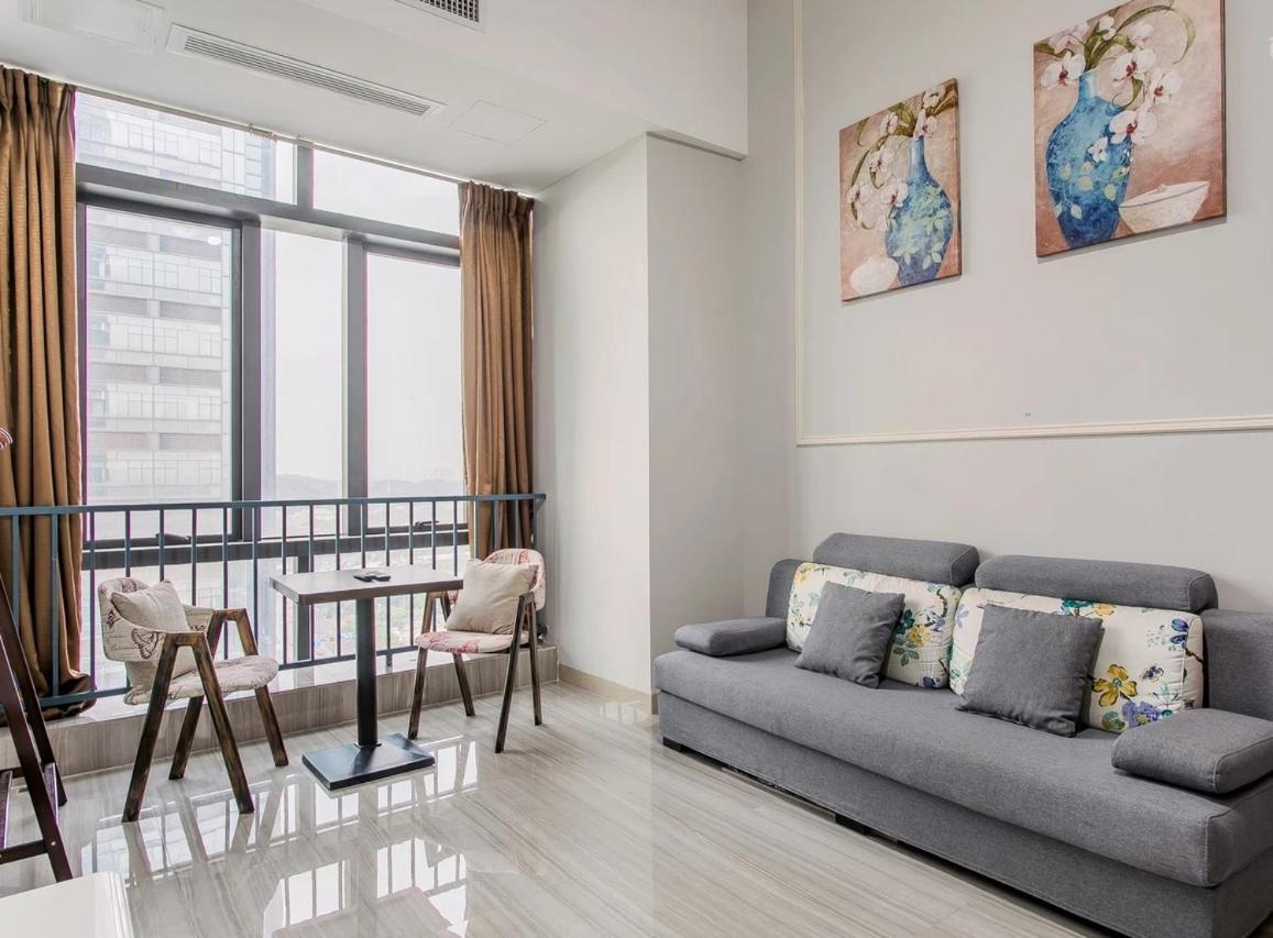 April Fair Duplex Apartment Guangzhou South Railway Station Ao Yuan Yue Shi Dai Branch Экстерьер фото